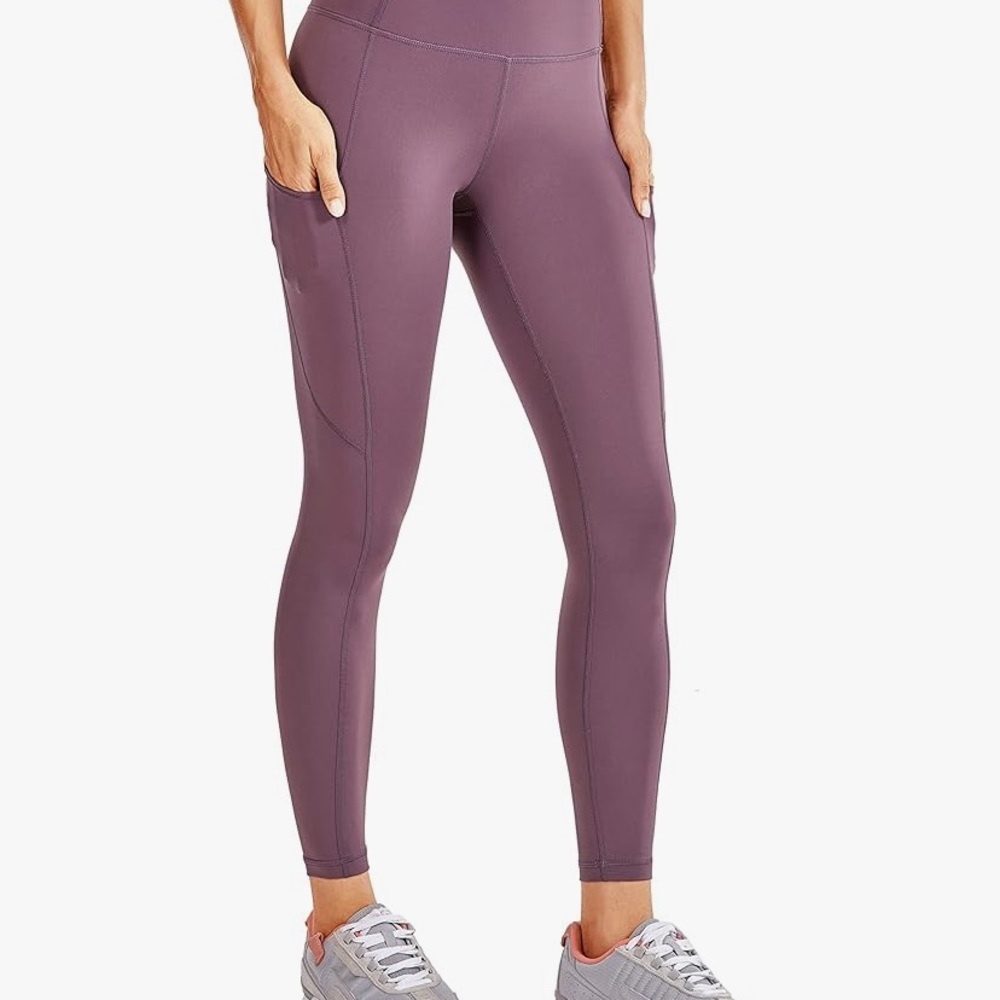 CRZ YOGA Mauve High-Rise Pocket Leggings